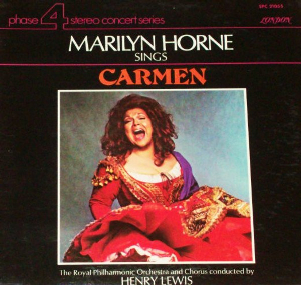 Marilyn Horne, The Royal Philharmonic Orchestra And The Royal Philharmonic Chorus, Henry Lewis - Marilyn Horne Sings Carmen - London Records - SPC 21055 - LP, Gat 1475415013
