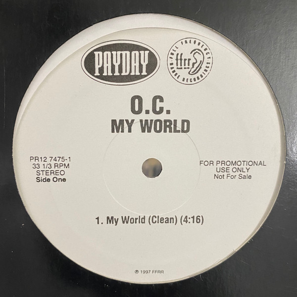 O.C. - My World (12", Promo)