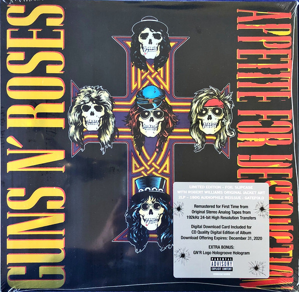 Guns N' Roses - Appetite For Destruction - Geffen Records