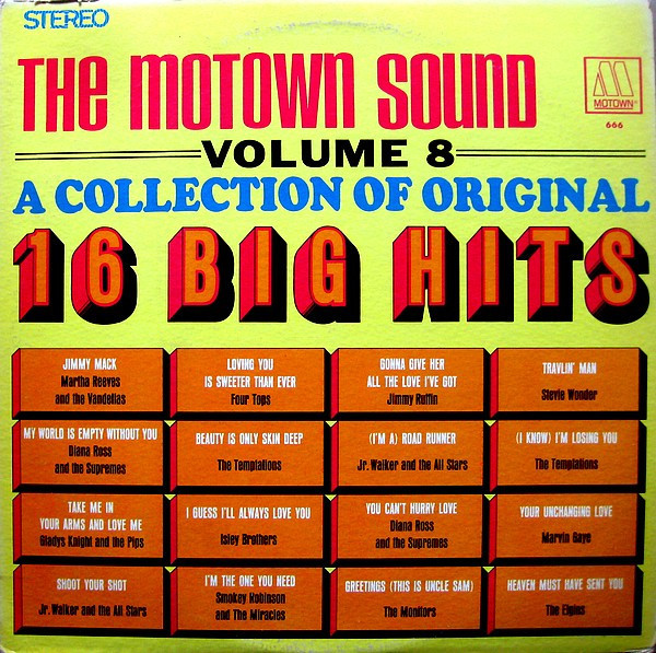 Various - A Collection Of Original 16 Big Hits Vol. 8 - Motown - S-666 - LP, Comp 1481973562