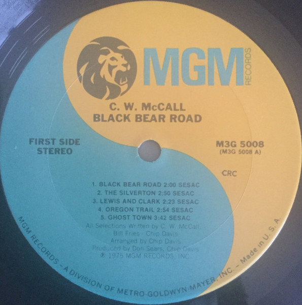 C.W. McCall - Black Bear Road (LP, Album, Club)