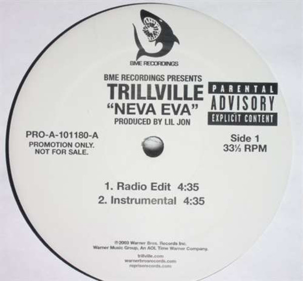 Trillville - Neva Eva (12", Promo)