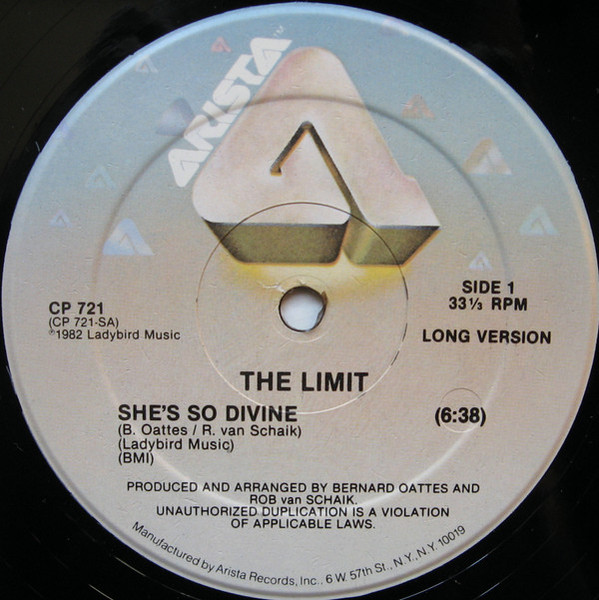 The Limit (2) - She's So Divine (12")