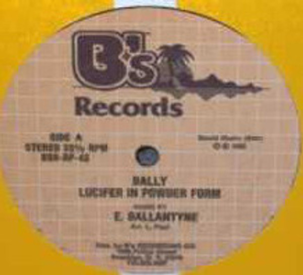 Bally - Lucifer In Powder Form - B's Records - BSR BP 43 - 12" 1488068881