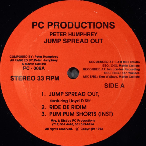 Peter Humphrey - Jump Spread Out - PC Productions - PC-006A - 12" 1492234597