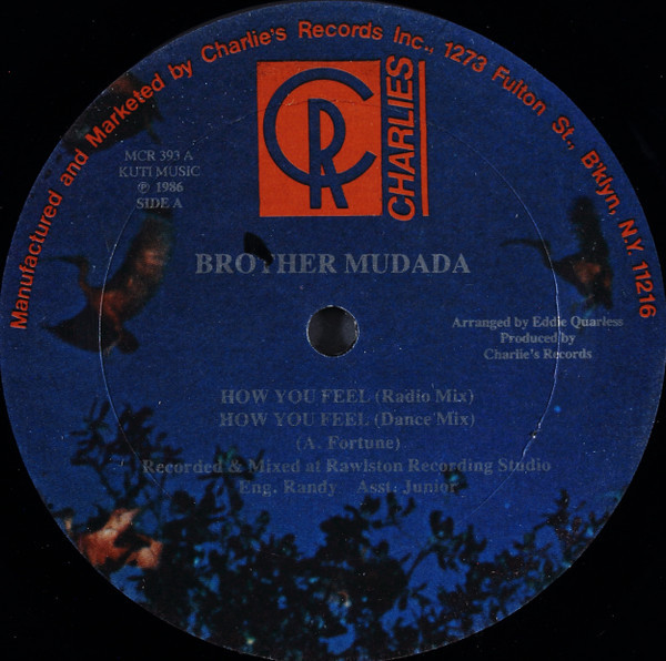 Brother Mudada - How You Feel / The Mecca - Charlie's Records - MCR 393 - 12", Single 1492323286