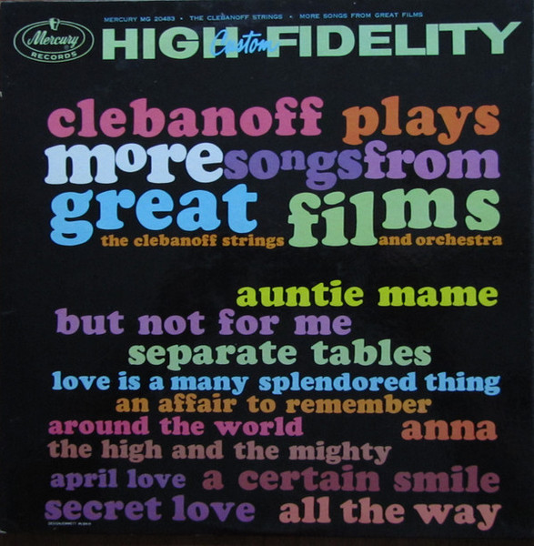 The Clebanoff Strings - Clebanoff Plays More Songs From Great Films (LP, Album, Mono)