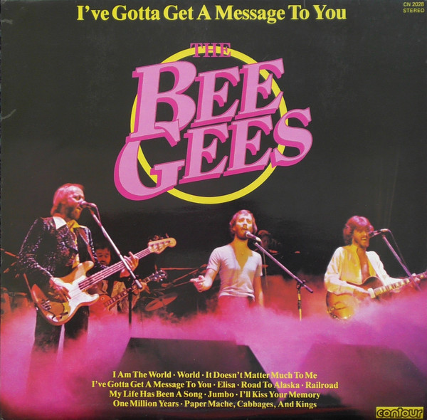 Bee Gees - I've Gotta Get A Message To You - Contour - CN 2028 - LP, Comp, RE 1502911852