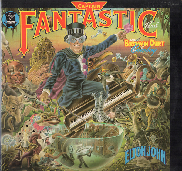 Elton John - Captain Fantastic And The Brown Dirt Cowboy (LP, Album, Pin)