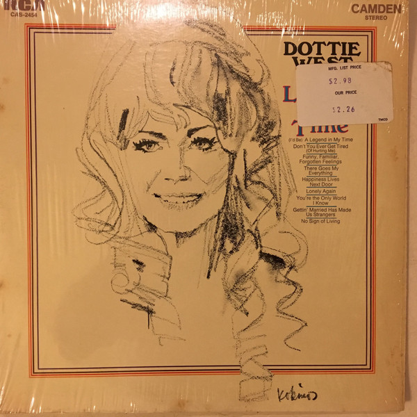 Dottie West - A Legend In My Time - RCA Camden - CAS-2454 - LP, Comp 1511346556
