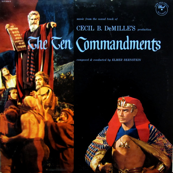 Elmer Bernstein - Music From The Sound Track Of Cecil B. DeMille's "The Ten Commandments" - DOT Records, DOT Records - DLP 3054-D, DLP-3054-D - 2xLP, Album, Mono 1535012986