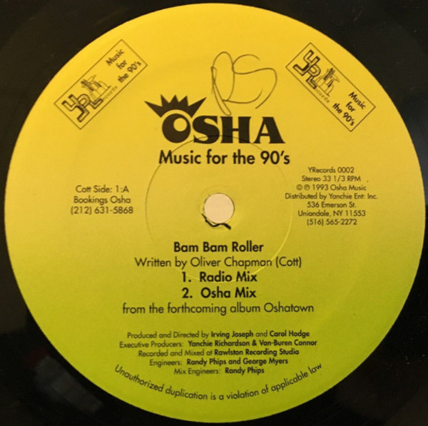 Osha - Bam Bam Roller (12")