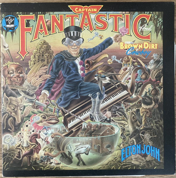 Elton John - Captain Fantastic And The Brown Dirt Cowboy (LP, Album, Glo)