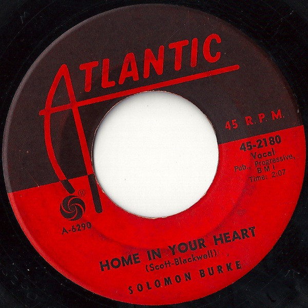Solomon Burke - Home In Your Heart / Words (7", Single)