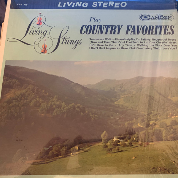 Living Strings - Play Country Favorites (LP, Album)