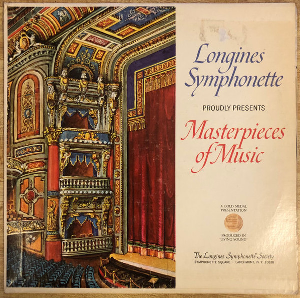 The Longines Symphonette - Masterpieces Of Music - Longines Symphonette Society - LWCP 3 - LP, Single 1594175797