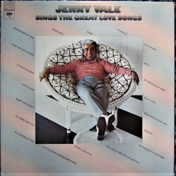 Jerry Vale - Jerry Vale Sings The Great Love Songs - Columbia - KG 32083 - 2xLP, Comp 1594186141