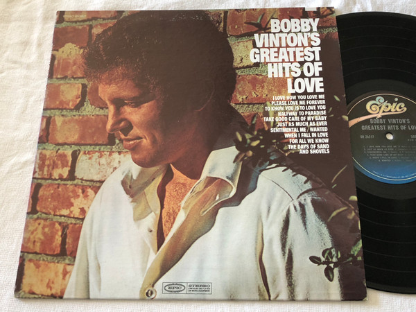 Bobby Vinton - Bobby Vinton's Greatest Hits Of Love (LP, Comp, RE)