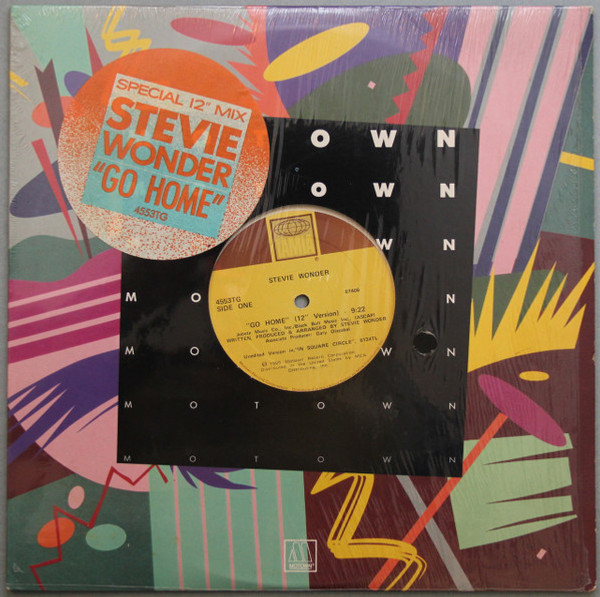 Stevie Wonder - Go Home - Tamla - 4553TG - 12", Single 1598487484