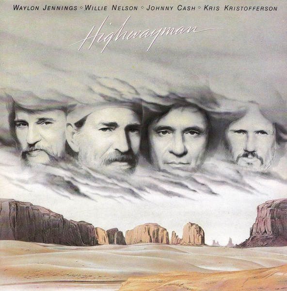 Waylon Jennings • Willie Nelson • Johnny Cash • Kris Kristofferson - Highwayman - Columbia - FC 40056 - LP, Album, Car 1598608783