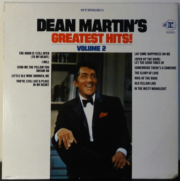 Dean Martin - Dean Martin's Greatest Hits! Volume 2 - Reprise Records, Reprise Records - RS 6320, 6320 - LP, Comp 1608706927