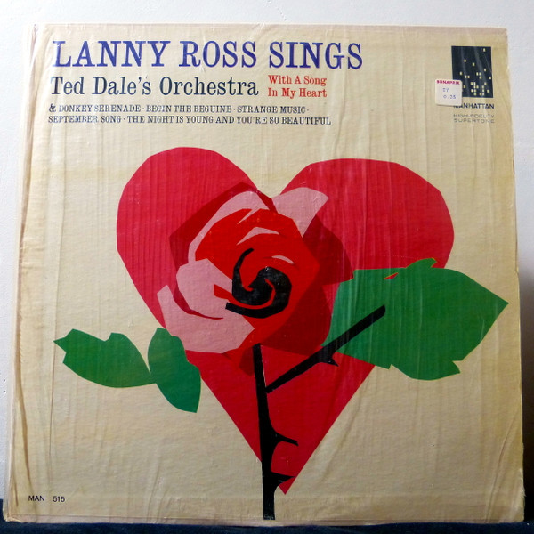 Lanny Ross, Ted Dale And His Orchestra - Lanny Ross Sings - Manhattan (6) - MAN 515 - LP, Comp 1614778441