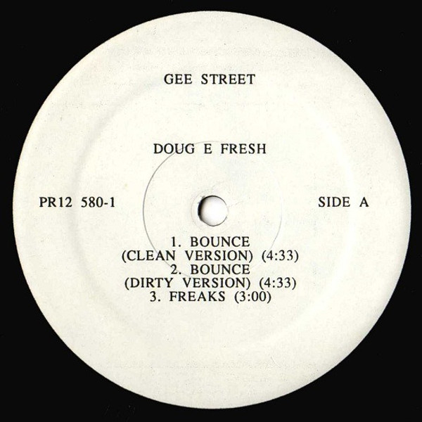 Doug E. Fresh - Bounce / Alright (12", Promo)