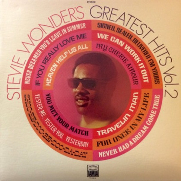 Stevie Wonder - Stevie Wonder's Greatest Hits Vol. 2 - Tamla, Tamla - T7-313-R1, T-313L - LP, Comp, Mon 1620613510