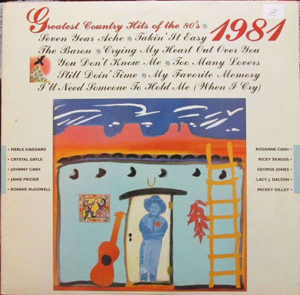 Various - Greatest Country Hits Of The 80's, 1981 (LP, Comp)