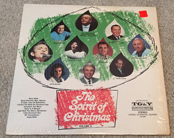 Various - The Spirit of Christmas Volume II - Columbia Special Products - CSS 889 - LP, Comp, Ltd 1629284236
