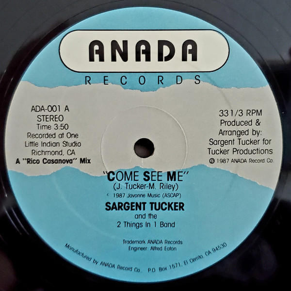 Sargent Tucker and the 2 Things In 1 Band* - Come See Me (12", Single)