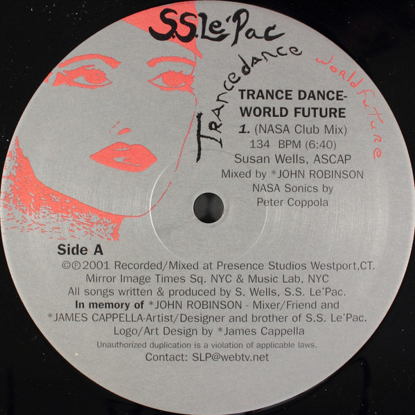 S.S. Le'Pac - Trance Dance - World Future - Not On Label - SS-00001 - 2x12" 1630593874