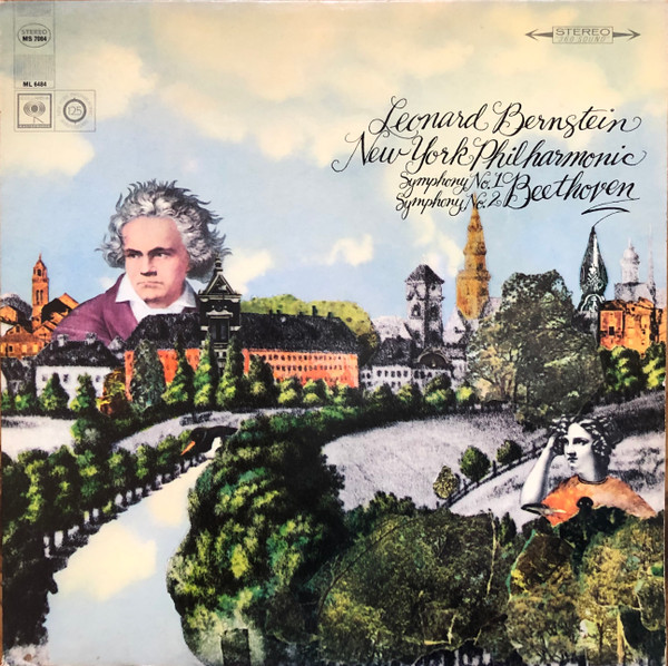 Ludwig van Beethoven, Leonard Bernstein, The New York Philharmonic Orchestra - Symphony No. 1 / Symphony No. 2 - Columbia Masterworks, Columbia Masterworks - MS 7084, ML 6484 - LP, Album, Pit 1636418839