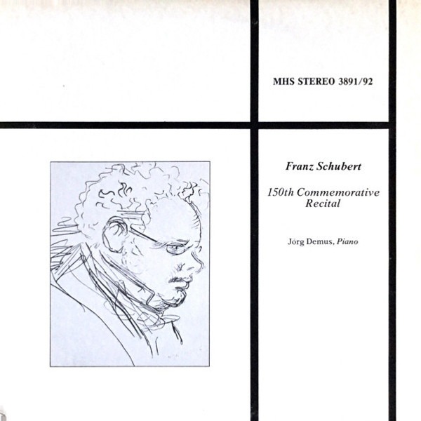 Jörg Demus, Franz Schubert - Schubert 150th Commemorative Recital - Musical Heritage Society - MHS 3891 / 92 - 2xLP 1637111098