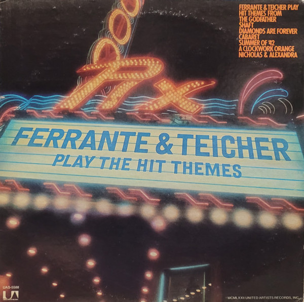 Ferrante & Teicher - Ferrante & Teicher Play The Hit Themes - United Artists Records - UAS 5588 - LP, Album 1643551810