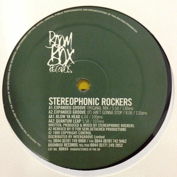 Stereophonic Rockers - Expanded Groove (12")
