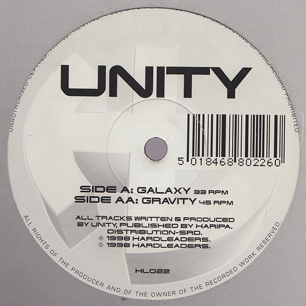 Unity (5) - Galaxy / Gravity (12")