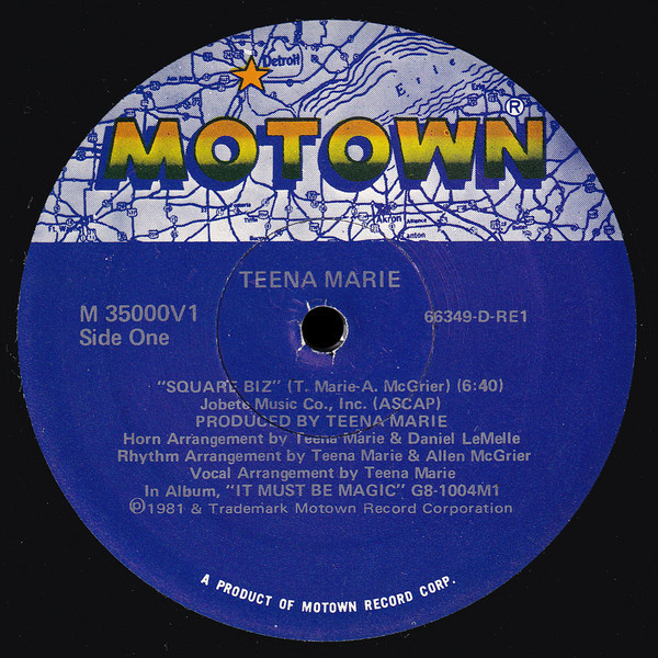Teena Marie - Square Biz (12", Single)