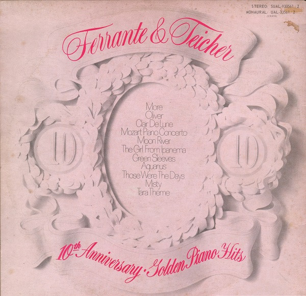 Ferrante & Teicher - 10th Anniversary - Golden Piano Hits - United Artists Records, United Artists Records - SUAL-933561/2, UXS70 - 2xLP, Comp, Gat 1658166379