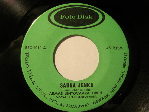 Armas Lehtovaara Orch.* - Sauna Jenka (7")