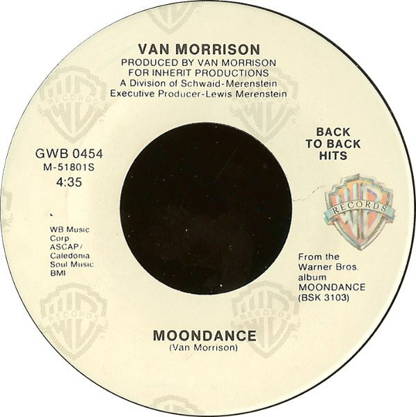 Van Morrison - Moondance / Domino (7", Single)