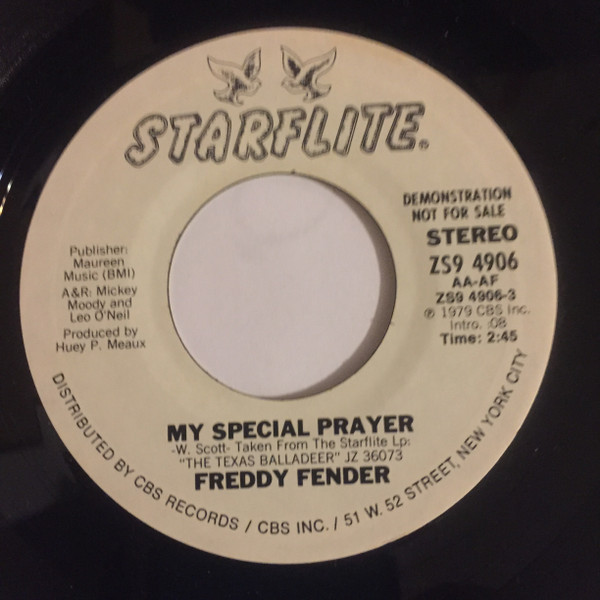 Freddy Fender (2) - My Special Prayer - Starflite - ZS9 4906 - 7", Single, Promo 1714112938