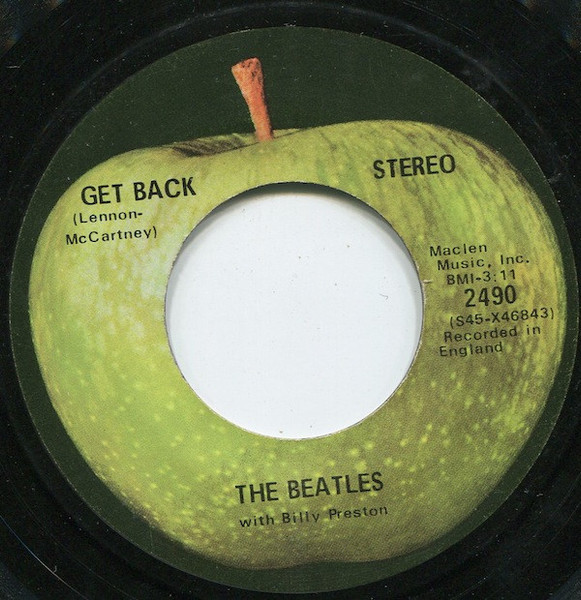 The Beatles With Billy Preston - Get Back - Apple Records - 2490 - 7", Single, Scr 1714261600