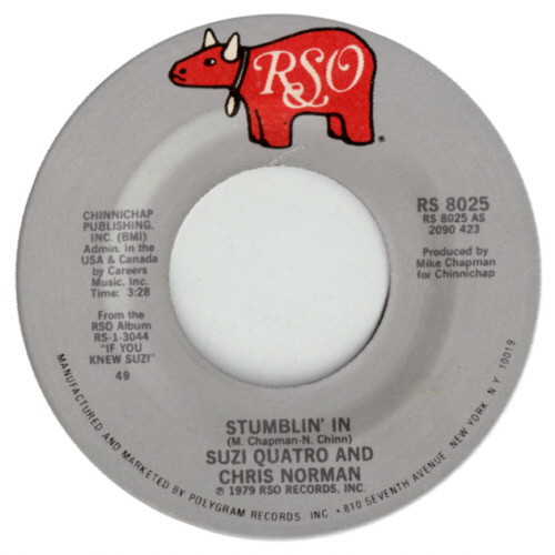 Suzi Quatro & Chris Norman - Stumblin' In (7", Single, Spe)