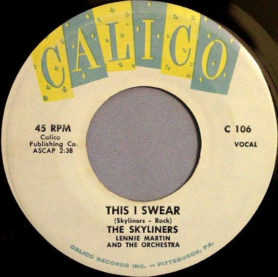 The Skyliners - This I Swear / Tomorrow (7")