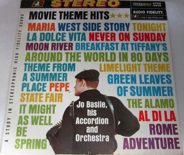 Jo Basile, Accordion And Orchestra - Movie Theme Hits - Audio Fidelity - AFSD 5979 - LP, Album 1702667653