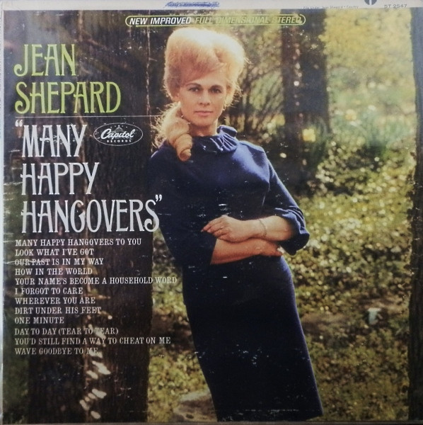 Jean Shepard - Many Happy Hangovers - Capitol Records - ST 2547 - LP, Album 1703060074