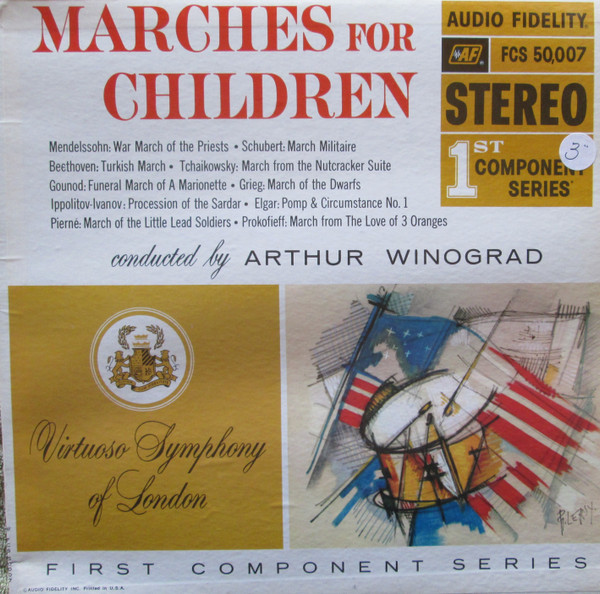 Virtuoso Symphony Of London, Arthur Winograd - Marches For Children - Audio Fidelity - FCS 50,007 - LP, Album 1696061332