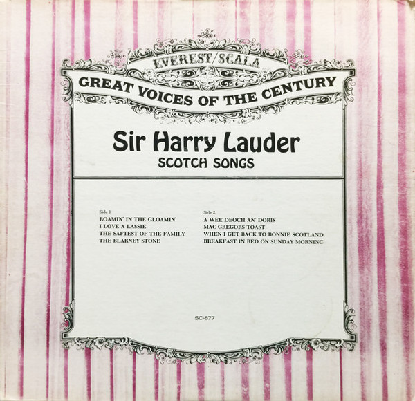 Harry Lauder - Scotch Songs - Everest/Scala - SC-877 - LP, Comp, Mono 1720425004