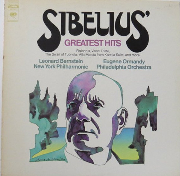 Leonard Bernstein, Eugene Ormandy, Jean Sibelius - Sibelius' Greatest Hits - Columbia Masterworks - MS 7527 - LP, Comp 1732901659